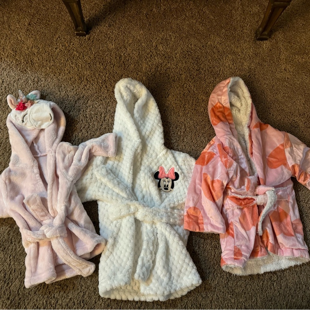 0-12m Babygirl Bathrobes